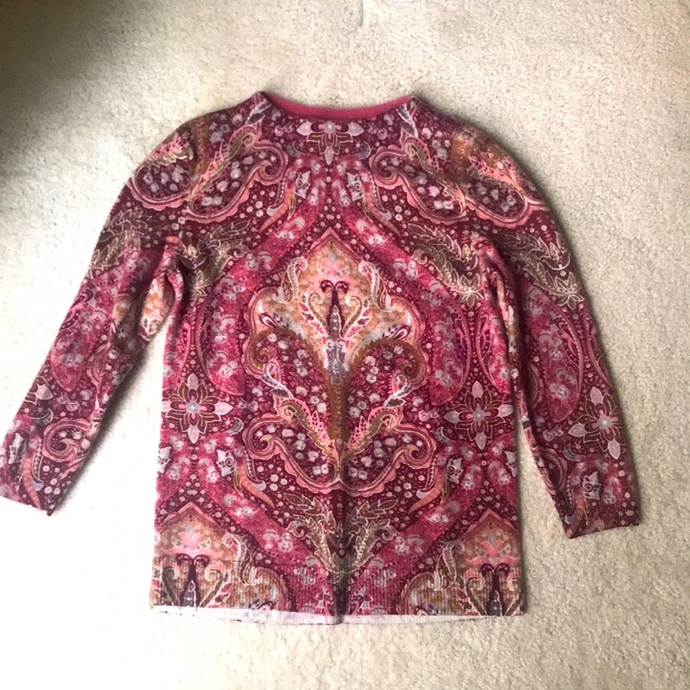 Cashmere sweater.